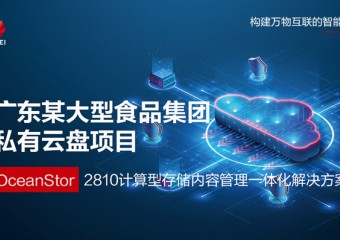 广东某大型食品集团私有云盘项目