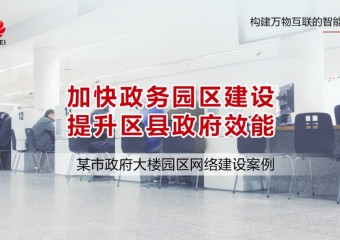提升区县政府效能: 某市政府园区网络建设案例