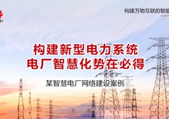 构建新型电力系统: 某智慧电厂网络建设案例