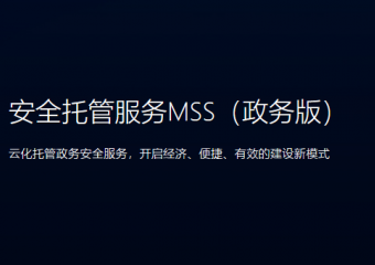 深信服 安全托管服务MSS（政务版）